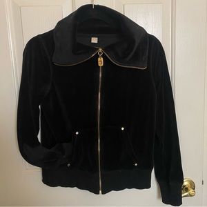 Michael Kors Velour Jacket Black size Small